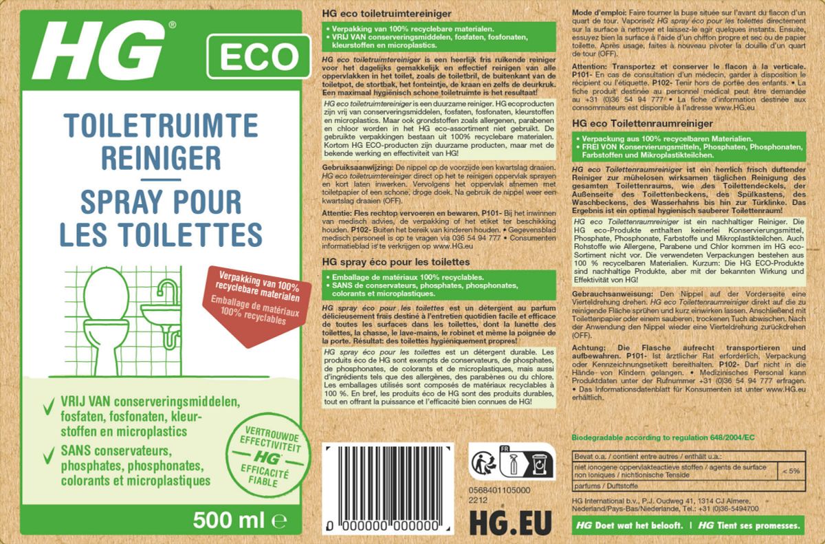 Eco Toiletruimte Reiniger afbeelding van document #1, label