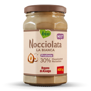 Nocciolata La Bianca Hazelnootpasta 400GR