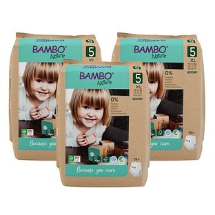 Bambo Nature Maat 5 Luierbroekjes XL Multiverpakking 3x19ST