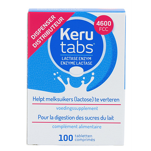 Kerutabs Lactase Enzym 4600 FCC Tabletten 100TB