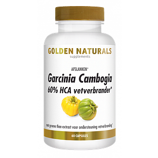 Golden Naturals Garcinia Cambogia 60% HCA Vetverbrander¹ 60CP