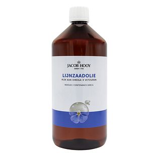 Jacob Hooy Hooy Lijnzaadolie Koudgeperst 1LT