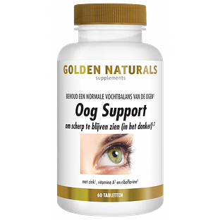 Golden Naturals Oog Support Tabletten 60TB