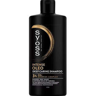 Syoss Intense Oleo Deep Caring Shampoo 3% Oil Nourish 440ML