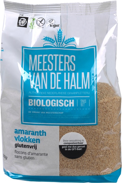De Halm Amaranthvlokken Glutenvrij Biologisch afbeelding
