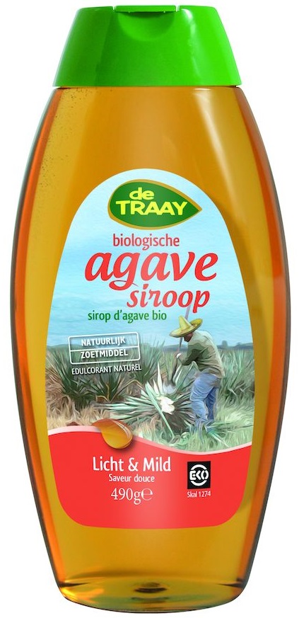 De Traay Agavesiroop Licht & Mild Biologisch afbeelding
