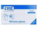 CMT Handschoenen Latex Poedervrij Naturel Small 100ST