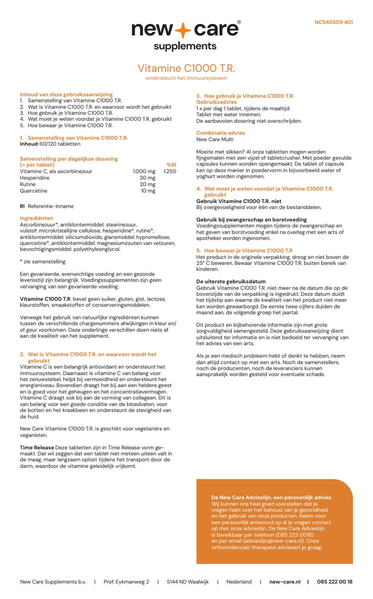 C1000 TR Tabletten afbeelding van document #1, instructions