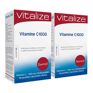 Vitalize Vitamine C-1000 Tabletten Voordeelverpakking 2x60TB