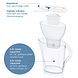 Brita Marella Waterfilterkan Wit + 12 Maxtra Filterpatronen 2,4LT