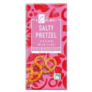 iChoc Salty Pretzel Chocoladereep 80GR