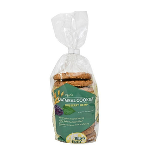 Billy's Farm Billy´s Farm Biologische Haverkoeken Moerbei Hennep 200GR