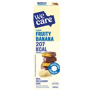 WeCare Fruity Banana Meal Replacement Bars 116GR