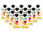 Be Plus Knijpfruit Strawberry & Banana Multiverpakking 14x100GR