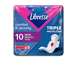 Libresse Comfort & Security Maxi Goodnight Maandverband 10ST