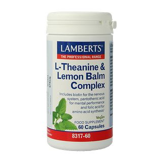 Lamberts L-Theanine & Citroenmelisse Complex Capsules 60CP