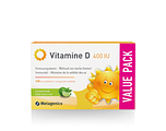 Metagenics Vitamine D 400IU Limoen Kauwtabletten 168TB