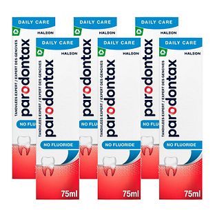Parodontax Fluoridevrij Tandpasta Multiverpakking 6x75ML