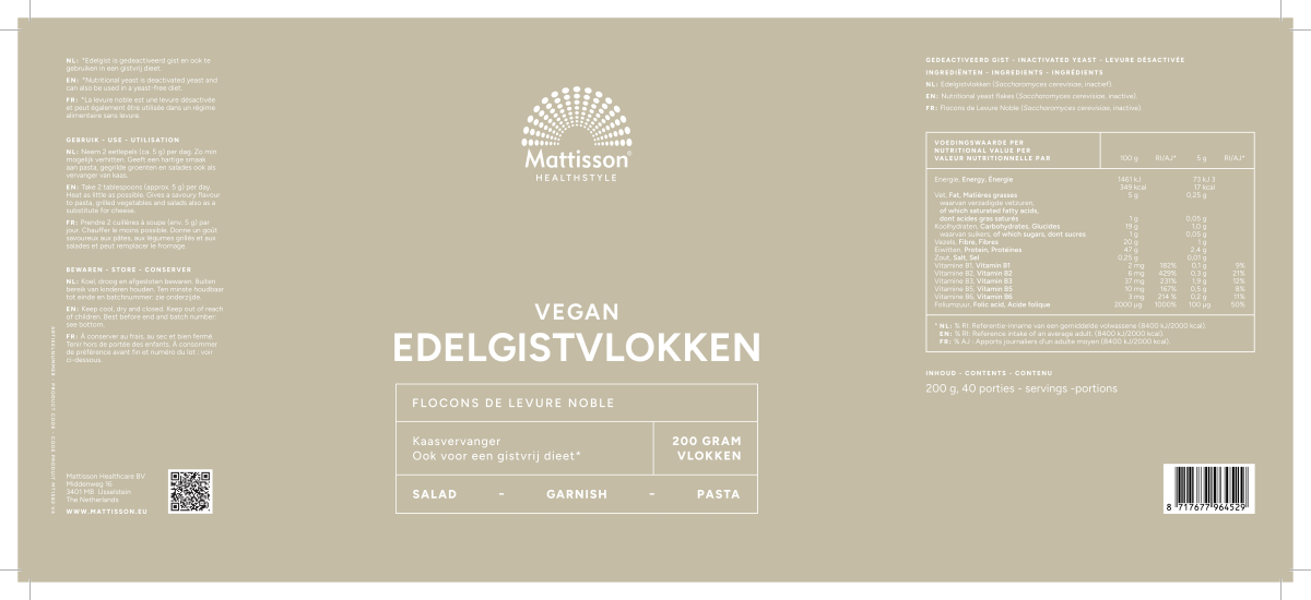 Absolute Edelgistvlokken afbeelding van document #1, label