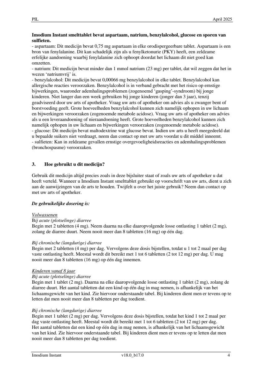 2mg Instant Smelttablet afbeelding van document #4, leaflet