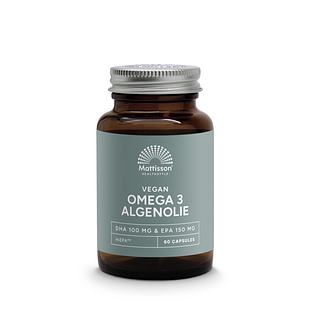 Mattisson HealthStyle Vegan Omega 3 Algenolie Capsules 60CP