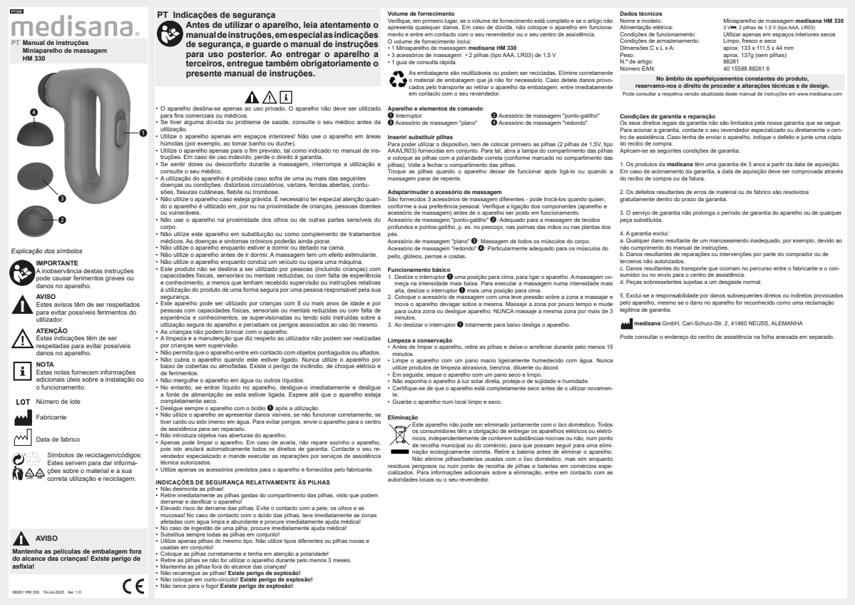 HM 330 Mini Hand Massage afbeelding van document #7, instructions