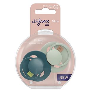 Difrax LOVI Prime Pacifier 18+ Months - Pistachio/Green 2ST Difrax LOVI Prime Pacifier 18+ Months - Pistachio/Green 2ST
