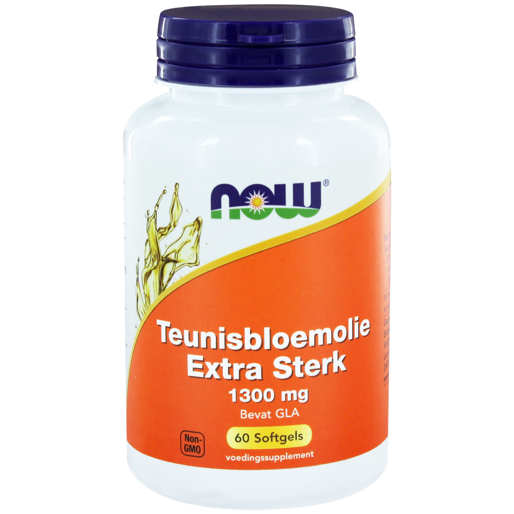 NOW Teunisbloemolie Extra Sterk Softgel 60SG