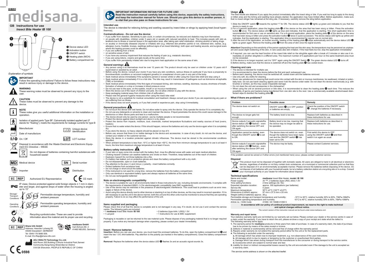IB100 Insectenbeet Verzachter afbeelding van document #2, instructions