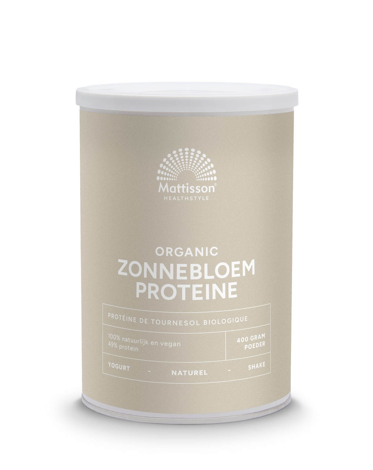 Mattisson HealthStyle Biologische Zonnebloem Proteïne 400GR