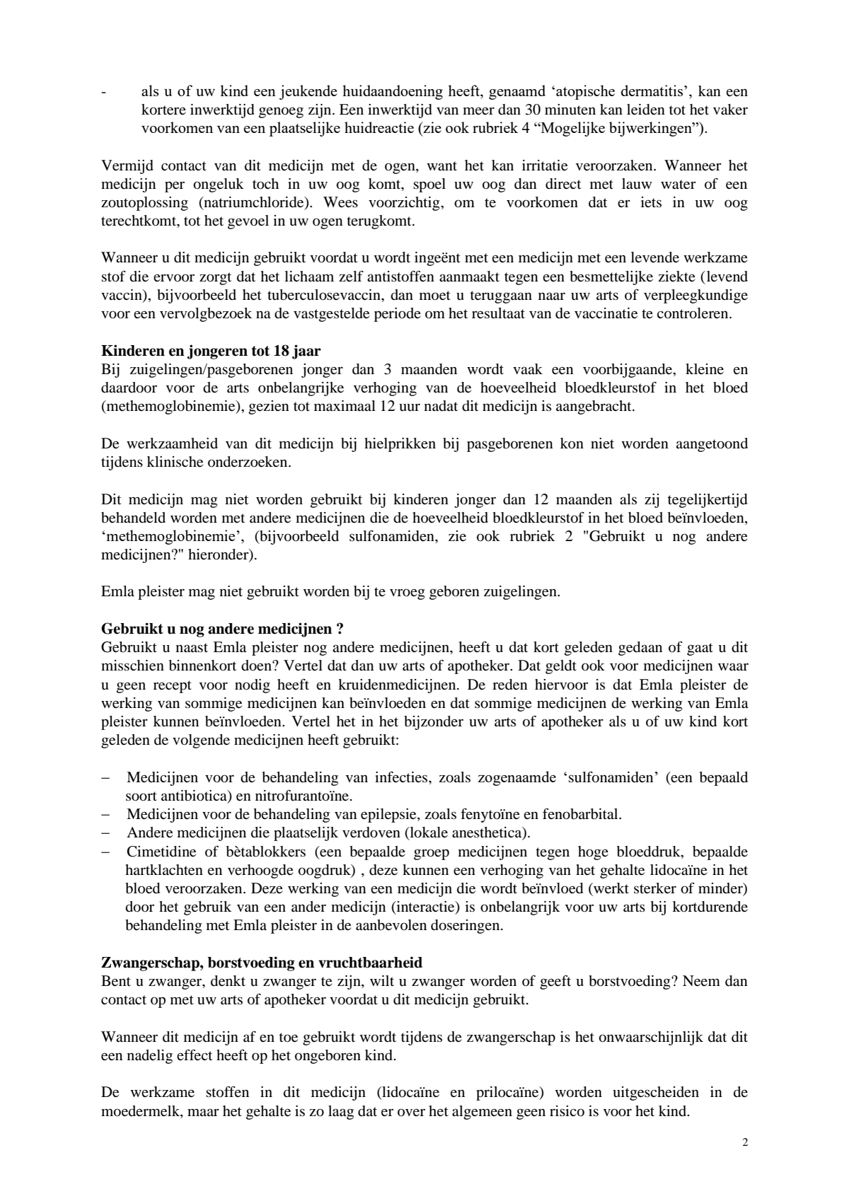 Verdovingspleister afbeelding van document #2, leaflet