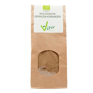 Vitiv Biologische Gemalen Koriander 50GR Vitiv Biologische Gemalen Koriander 50GR