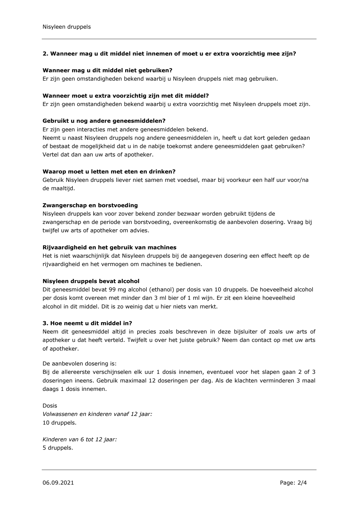 Nisyleen Druppels afbeelding van document #2, leaflet