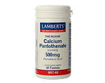 Lamberts Calcium Pantothenaat  500 mg Time Release Tabletten 60TB