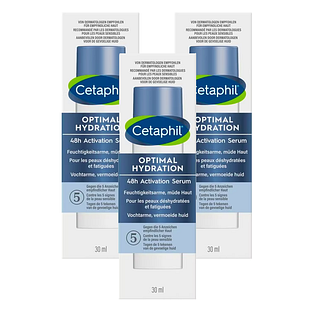 Cetaphil Optimal Hydration 48h Activation Serum Multiverpakking 3x30ML