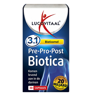 Lucovitaal Pre-, Pro & Post Bioticomel Capsules 30CP