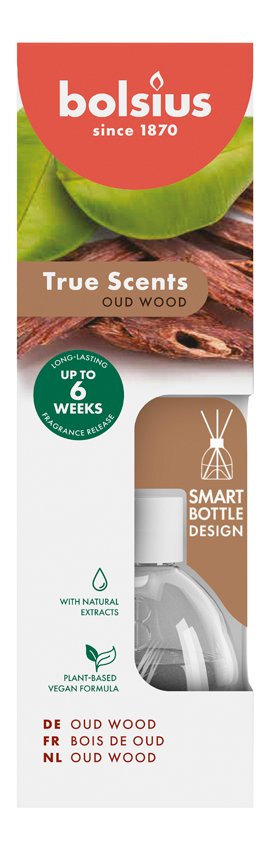 Bolsius True Scents Oud Wood Geurstokjes afbeelding