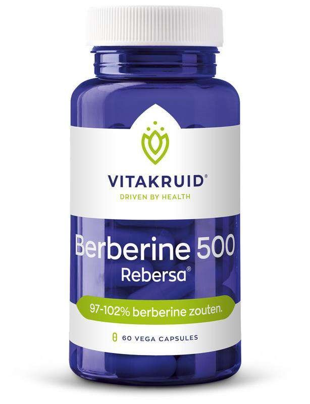 Vitakruid Berberine 500 Rebersa® 97-102% berberine zouten 60VCP