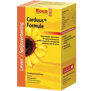 Bloem Carduus+ Formule Capsules 60CP Bloem Carduus+ Formule Capsules 60CP