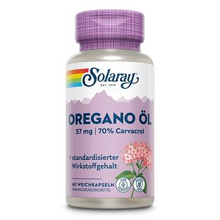 Solaray Oregano Olie Carvacrol Softgels 60SG