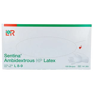L&R Latex Handschoenen Maat L 100ST