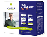 Vitakruid Multi Dag & Nacht Man 50+ 100% Vegan 2 x 30 60TB