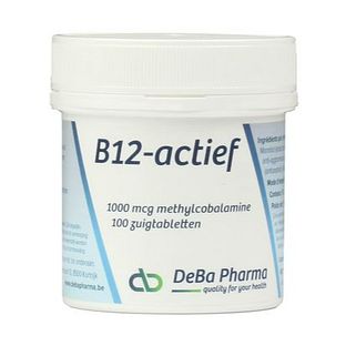DeBa Pharma B-12 Actief Zuigtabletten 100ZTB DeBa Pharma B-12 Actief Zuigtabletten 100ZTB