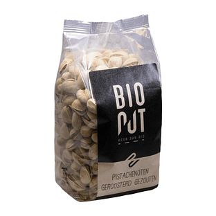 BioNut Biologische Pistachenoten Gezouten 500GR BioNut Biologische Pistachenoten Gezouten 500GR