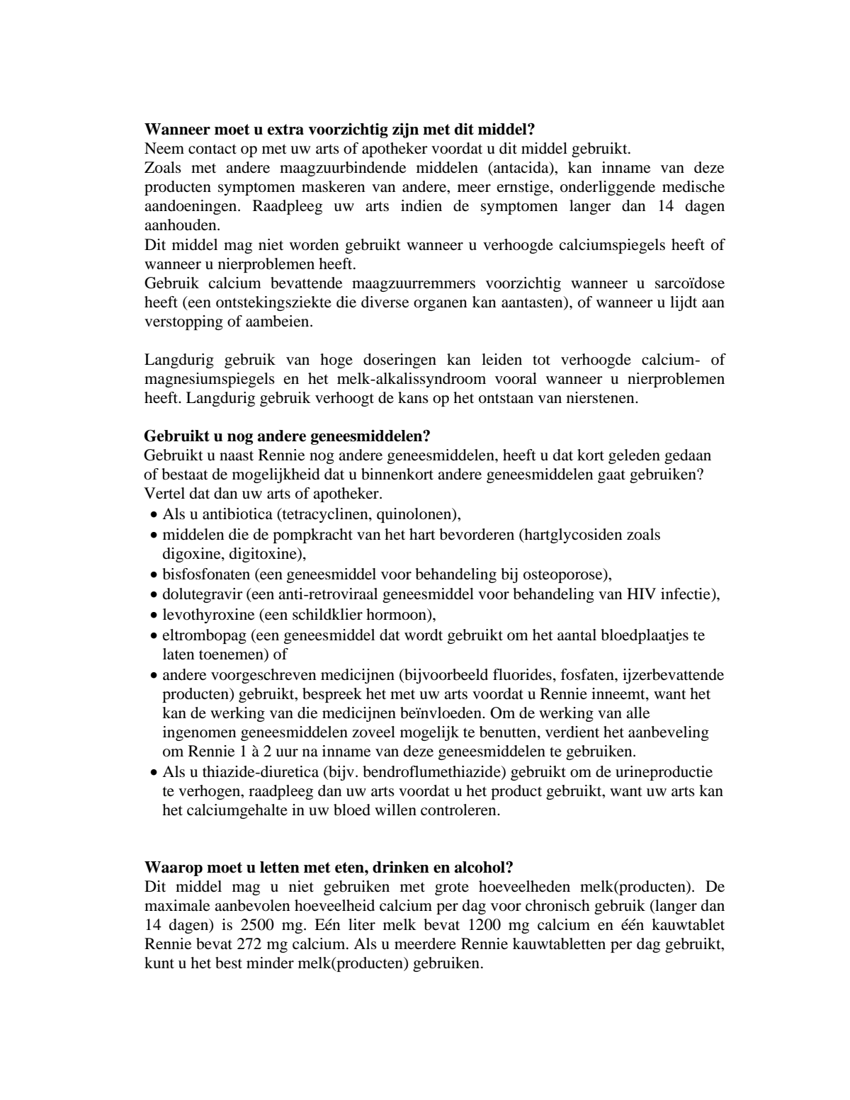 Pepermunt kauwtabletten bij brandend maagzuur afbeelding van document #2, leaflet