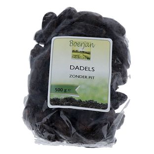 Boerjan Dadels Zonder Pit 500GR