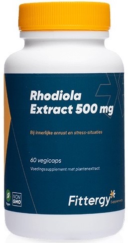 Fittergy Rhodiola Extract 500mg Capsules afbeelding 1