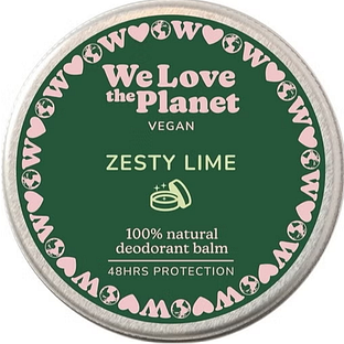 We Love The Planet Zesty Lime Deodorant Balm 35GR