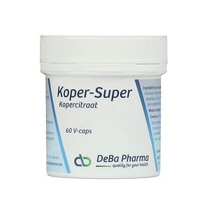 DeBa Pharma Koper Super Capsules 60VCP DeBa Pharma Koper Super Capsules 60VCP