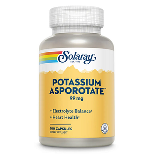 Solaray Potassium Asporotate 99mg Capsules 100CP